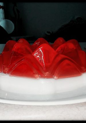 عکسی از دستور ژله دورنگ