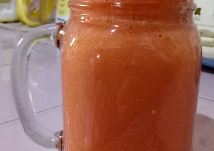 Langkah Mudah untuk Menyiapkan Jus wortel nenas dan tomat Anti Gagal
