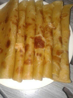 A picture of Soft layered chapatti.