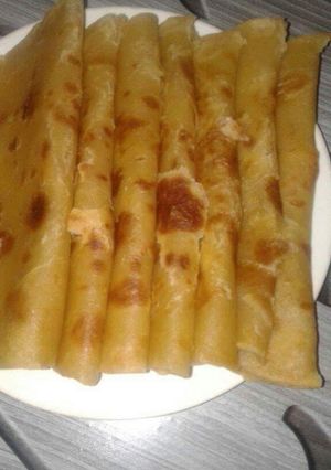 A picture of Soft layered chapatti.