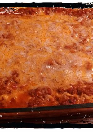 A picture of Easy Cheesy Lasagna.