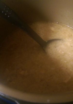A picture of Pressure Cooker Chicken Rice Soup.