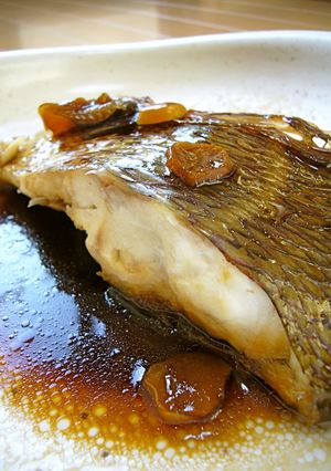 A picture of Sweet 'n Spicy Sauce--Simply Simmered Sea Bream.