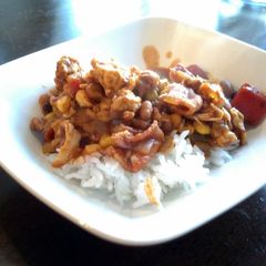 A picture of Stove Top Chicken Chili.