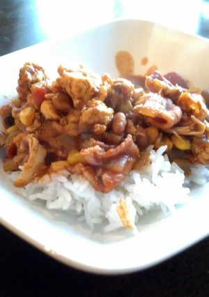 A picture of Stove Top Chicken Chili.
