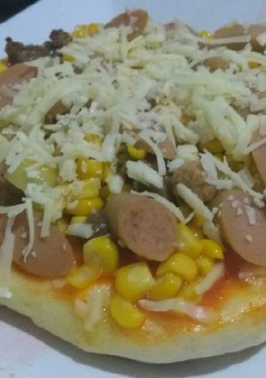 Foto resep Pizza Teflon Fluffy Crunchy