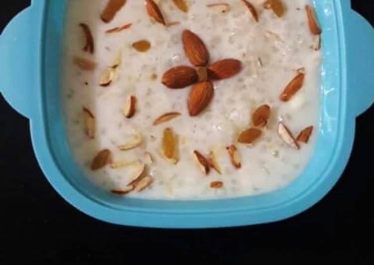 Recipe of Any-night-of-the-week Sabudana kheer