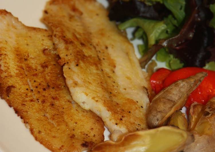 Recipe of Any-night-of-the-week Curry Seasoned Sole Meunière