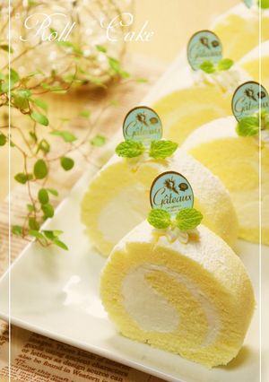 A picture of Fluffy Swiss Roll, Whole Egg Version.