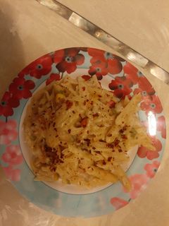 वाइट सॉस पास्ता (White sauce pasta recipe in Hindi) रेसिपी मुख्य फोटो