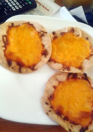 A picture of Crunchy Cheese Tostadas.