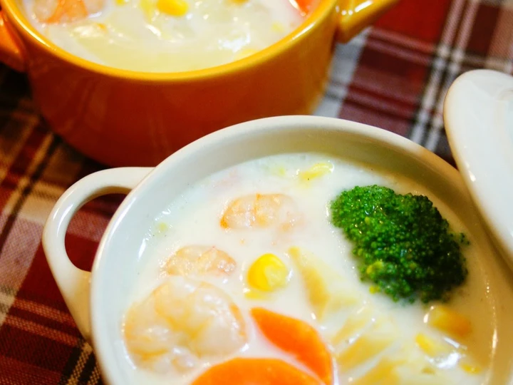 Recipe Shrimp, Bamboo Shoots and Napa Cabbage Simmered in Cream the  Makes Drooling Can spoil the tongue