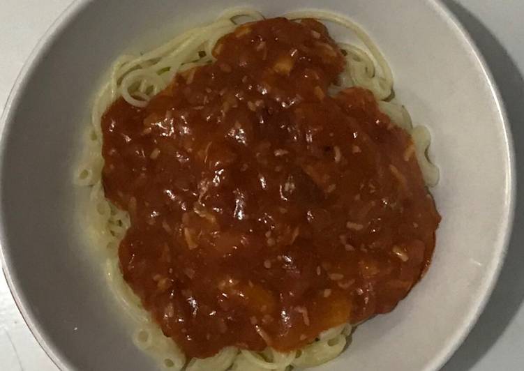 Langkah Mudah untuk Menyiapkan Saus Bolognese (saus merah spagetti) yang nikmat