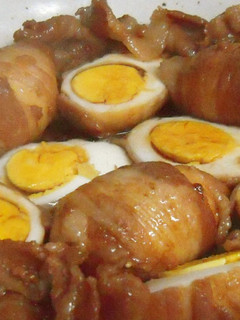 A picture of My Family's Recipe♪ Egg and Pork Belly Wraps.