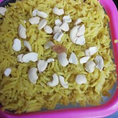 A picture of Sweet jaggery Rice.