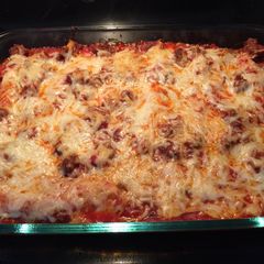 A picture of Italian Sausage & Broccoli Manicotti.