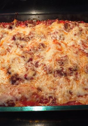 A picture of Italian Sausage & Broccoli Manicotti.