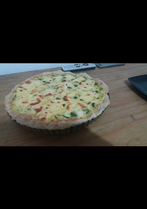 Una foto de Tarta de zapallitos súper rápida y saludable... #SOSFranco