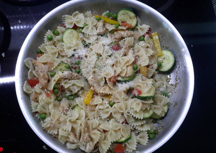 Simple Way to Prepare Award-winning Italian Chicken Pasta Toss