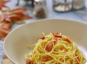 Foto resep Spaghetti Aglio Olio