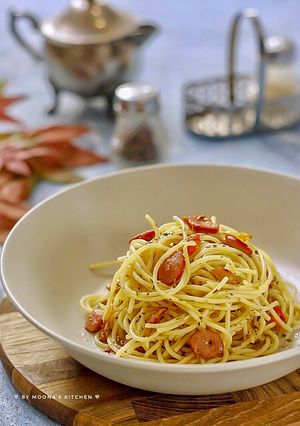 Foto resep Spaghetti Aglio Olio