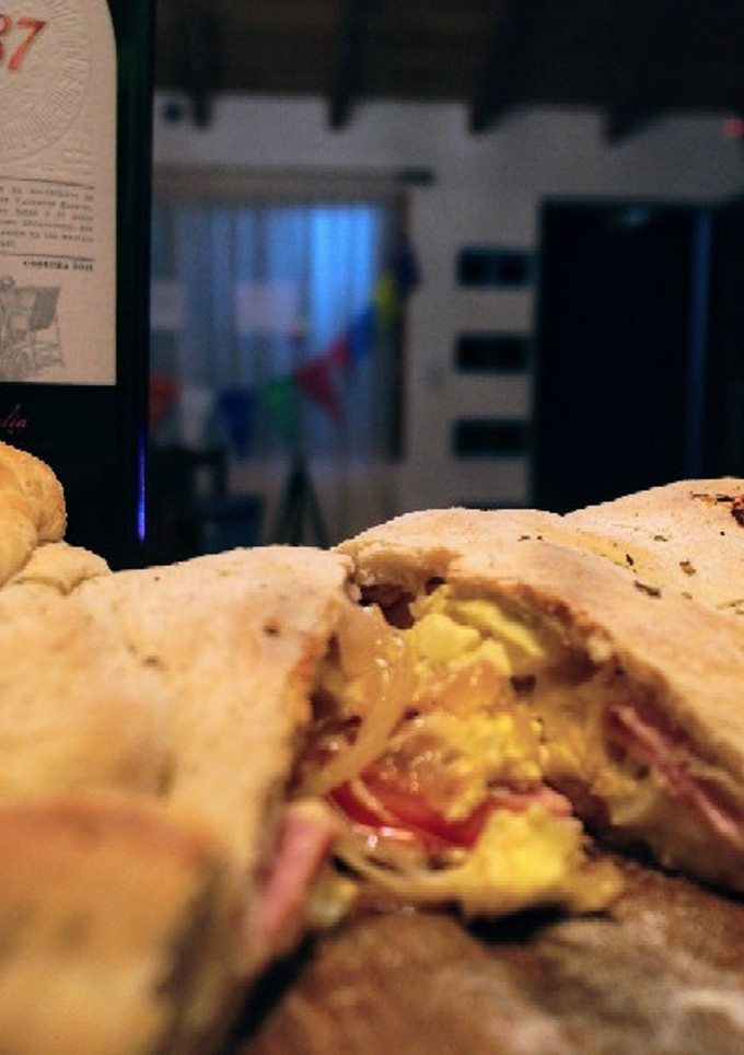 Una foto de Calzone bien completo!!