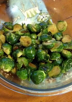 A picture of Brussels Sprouts.