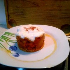 A picture of Apple and Sweet Potato Towers.