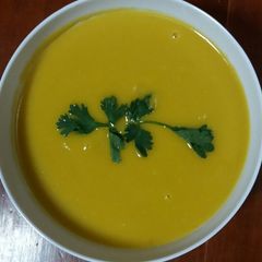 A picture of Pumpkin Soup.