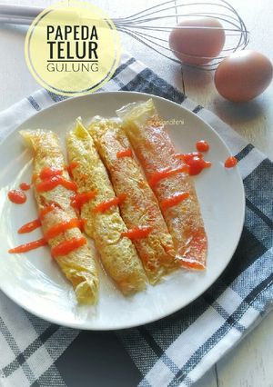 Foto resep Papeda telur gulung