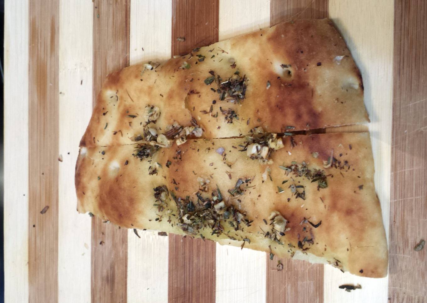 Garlic naan