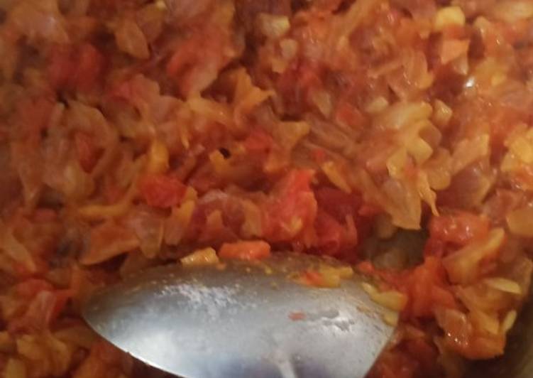 Onion- Tomato chutney Onion- Tomato chutney