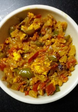 A picture of Paneer bhurji.