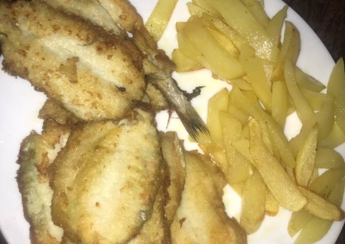 Fish and chips Receta de Radish- Cookpad