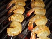 A picture of barbecue shrimp