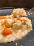 Risotto “affumicato” con capesante e agrumi