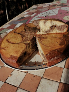 Una foto de Torta marmolada sin manteca súper fácil😊💞