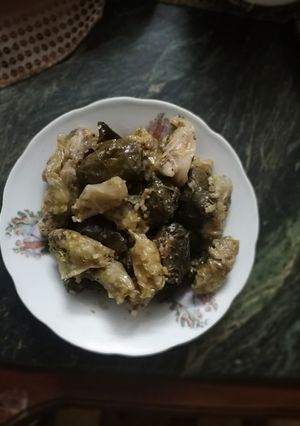 صورة لوصفة محشي كرنب (ملفوف) وورق عنب 😍