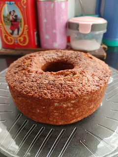 Una foto de Budín de pera y avena