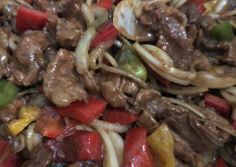 Resep Black paper beefs Anti Gagal