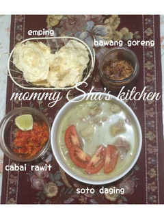 Foto resep Soto daging Sapi / soto betawi