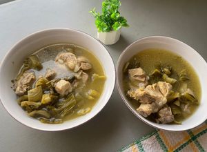 Foto resep Baikut Sayur Asin 🥬🐖