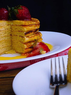A picture of Pancakes #eldybreakfastcontest.