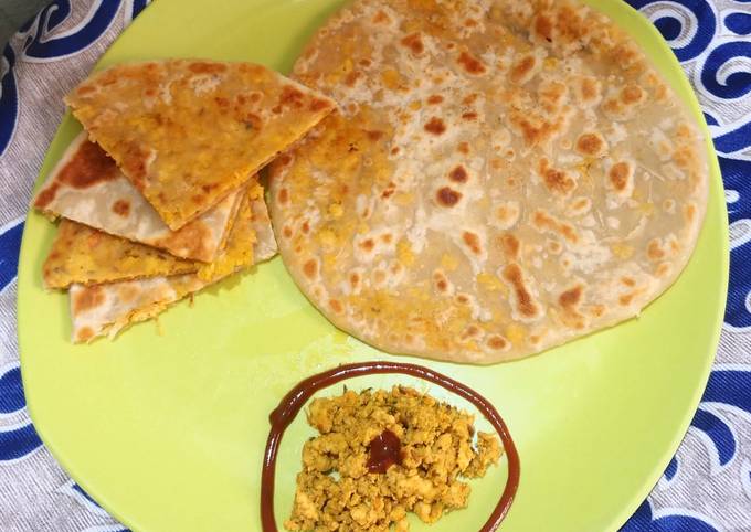 Chicken keema paratha Recipe
