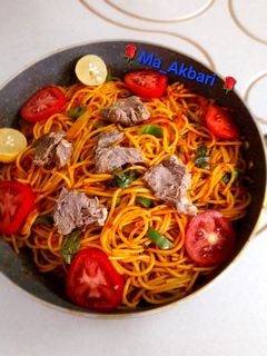 عکسی از دستور 🌱ماکارونی با تن ماهی و سبزیجات