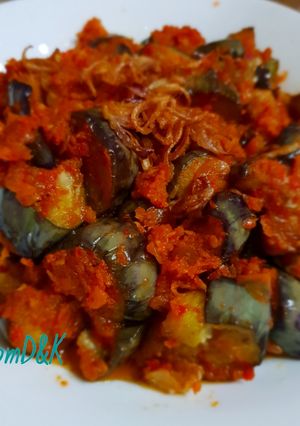 Foto resep Terong Balado Udang Rebon