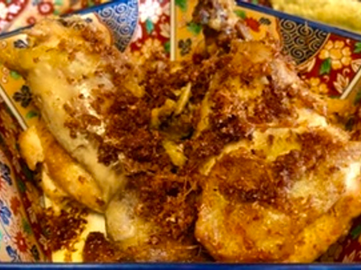 Cara Gampang Membuat Ayam serundeng kelapa kering Anti Gagal