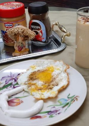 A picture of Keto coffee shake.