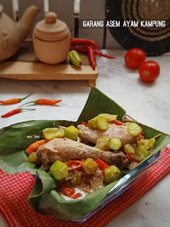 Foto resep Garang Asem Ayam Kampung (Tanpa Bungkus Daun)
