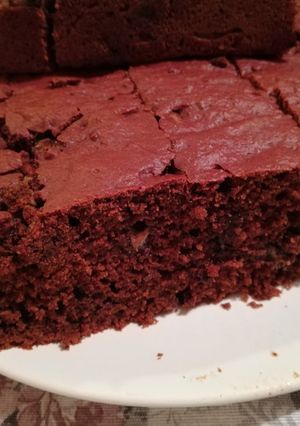 Csokoládés-céklás sütemény recept fotója